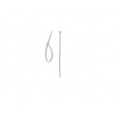 DEDRA Set 100 coliere din plastic alb 2.5x100 mm DEDRA Set 100 coliere din plastic alb 2.5x100 mm